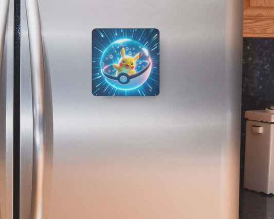 Aimant 3 po x 3 po - Éclaire