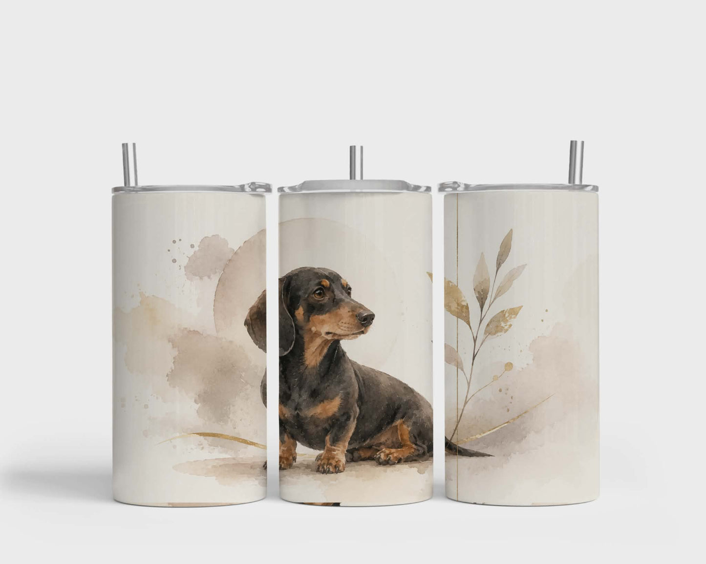 Tumbler isotherme 12 oz - Chien teckel