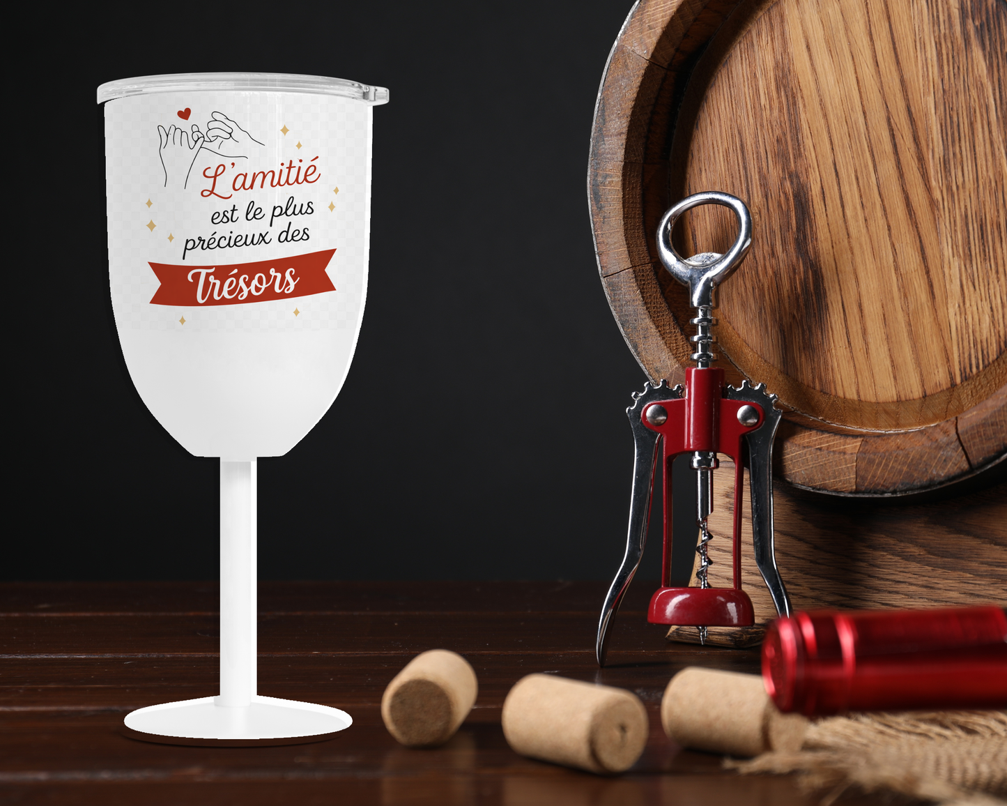 Coupe vin isotherme - L'amitié