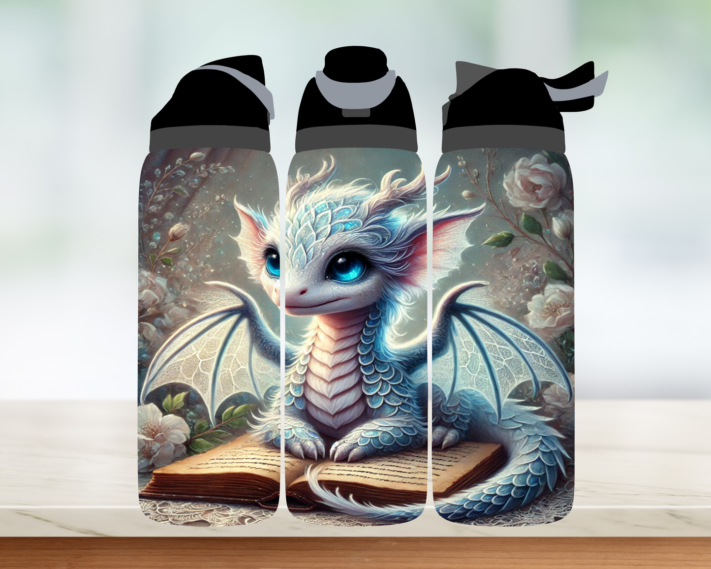 Bouteille style Owala - Dragon livre