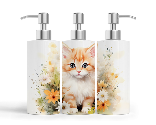 Pompe à savon - Chaton Mignon