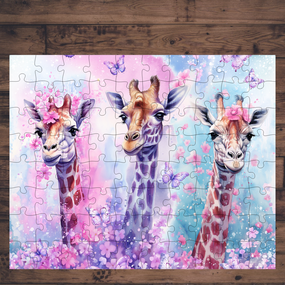 🧩 Casse-tête sublimé - Girafe