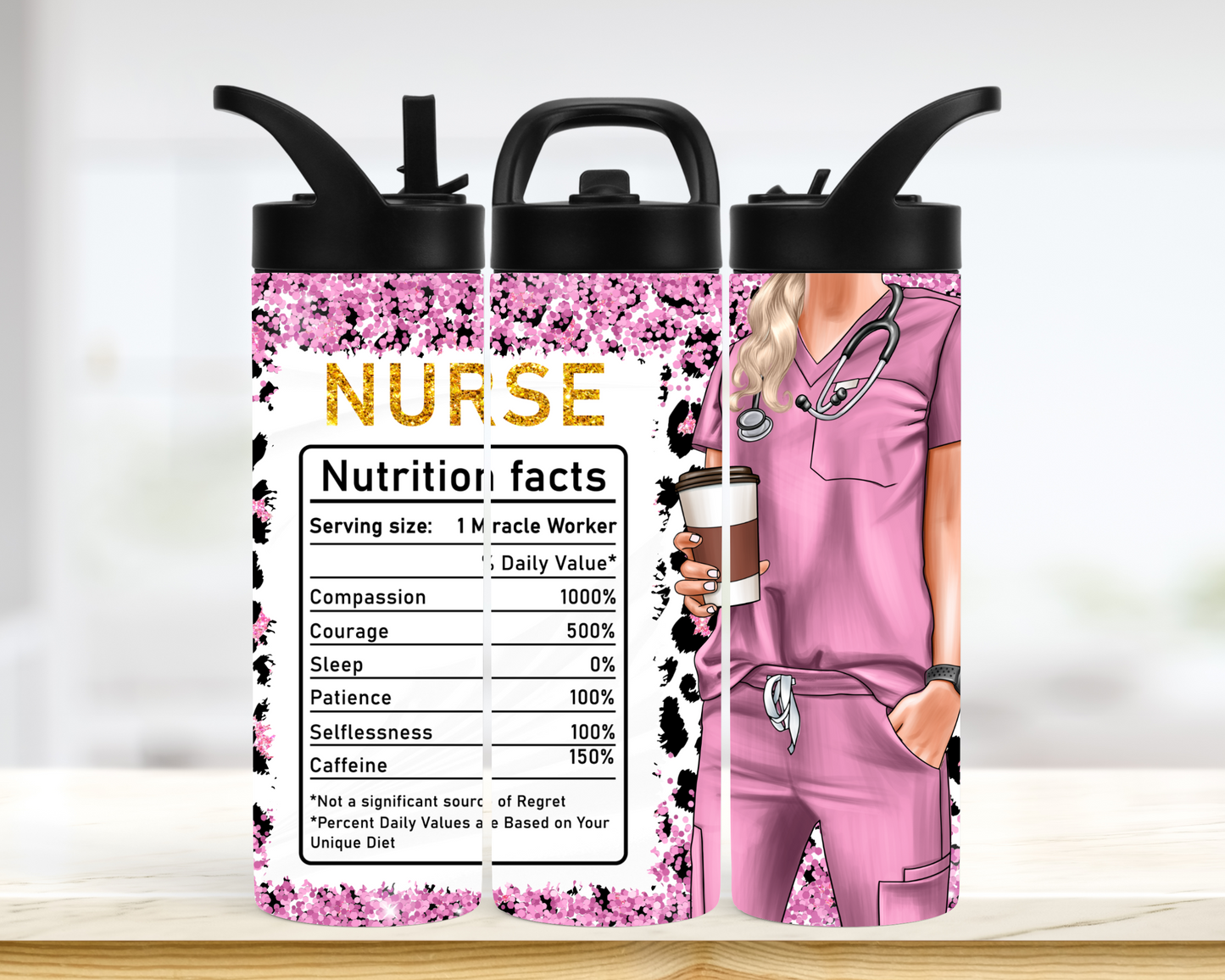 Tumbler - Nurse rose