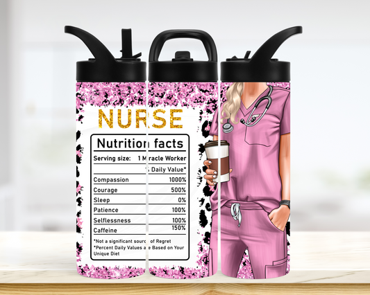 Tumbler - Nurse rose