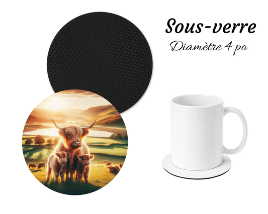 Sous-verre - Highland 2