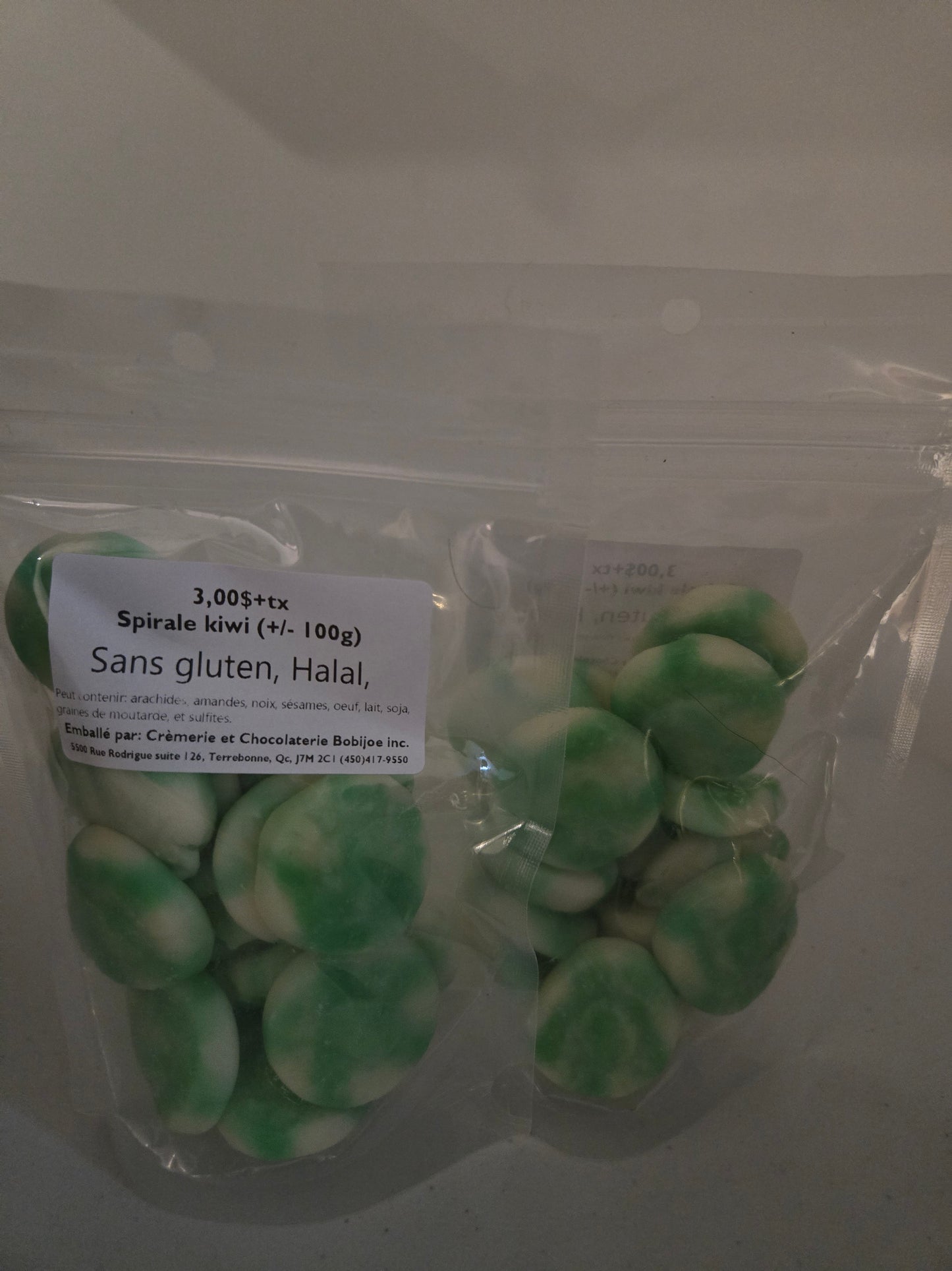 Bonbon - Spirale Kiwi