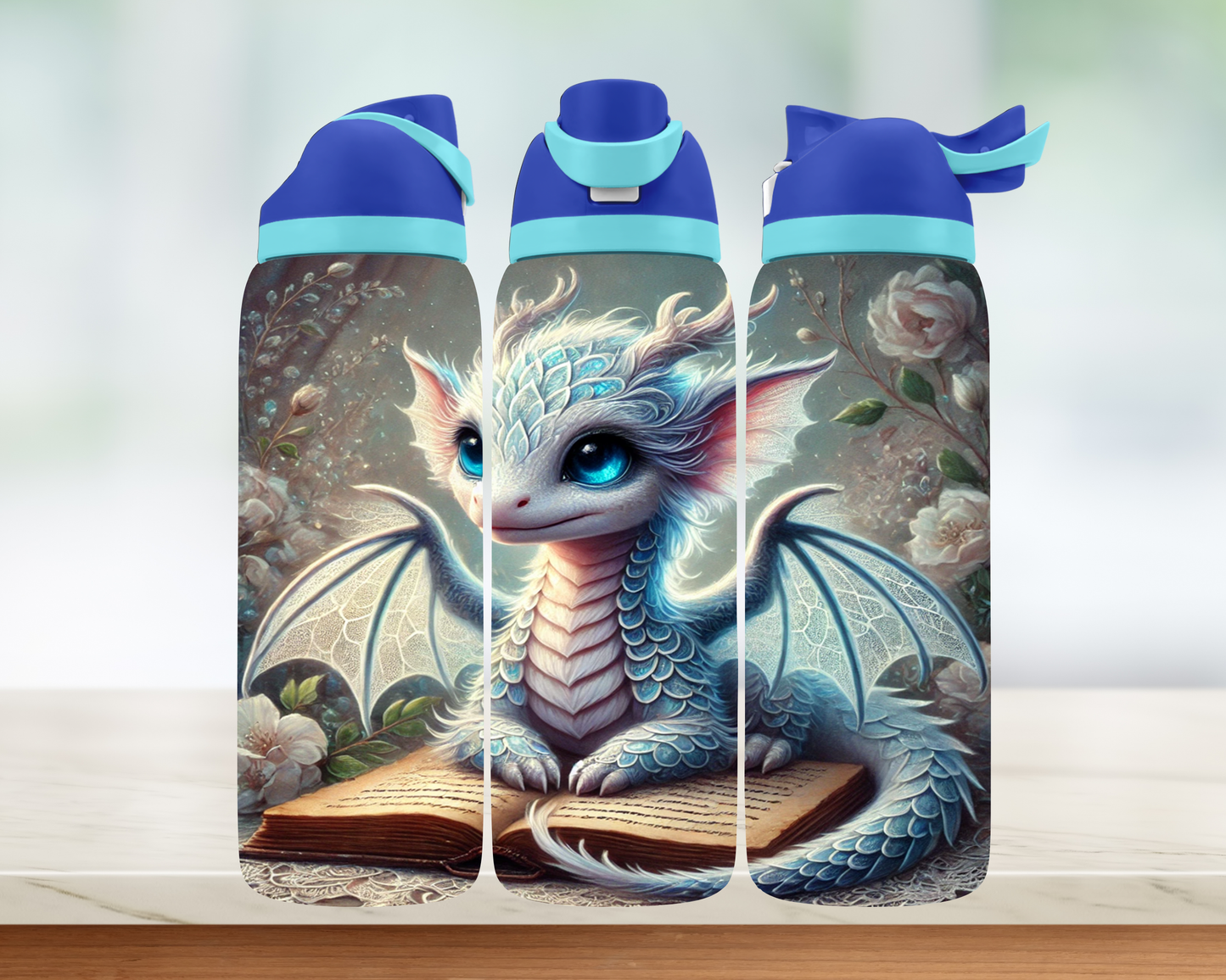 Bouteille style Owala - Dragon livre
