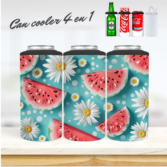 CAN COOLER 4 en 1 - Melon d'eau