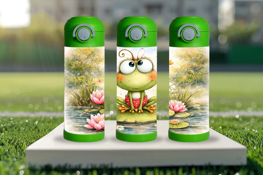 Bouteille enfant 12 oz - Grenouille