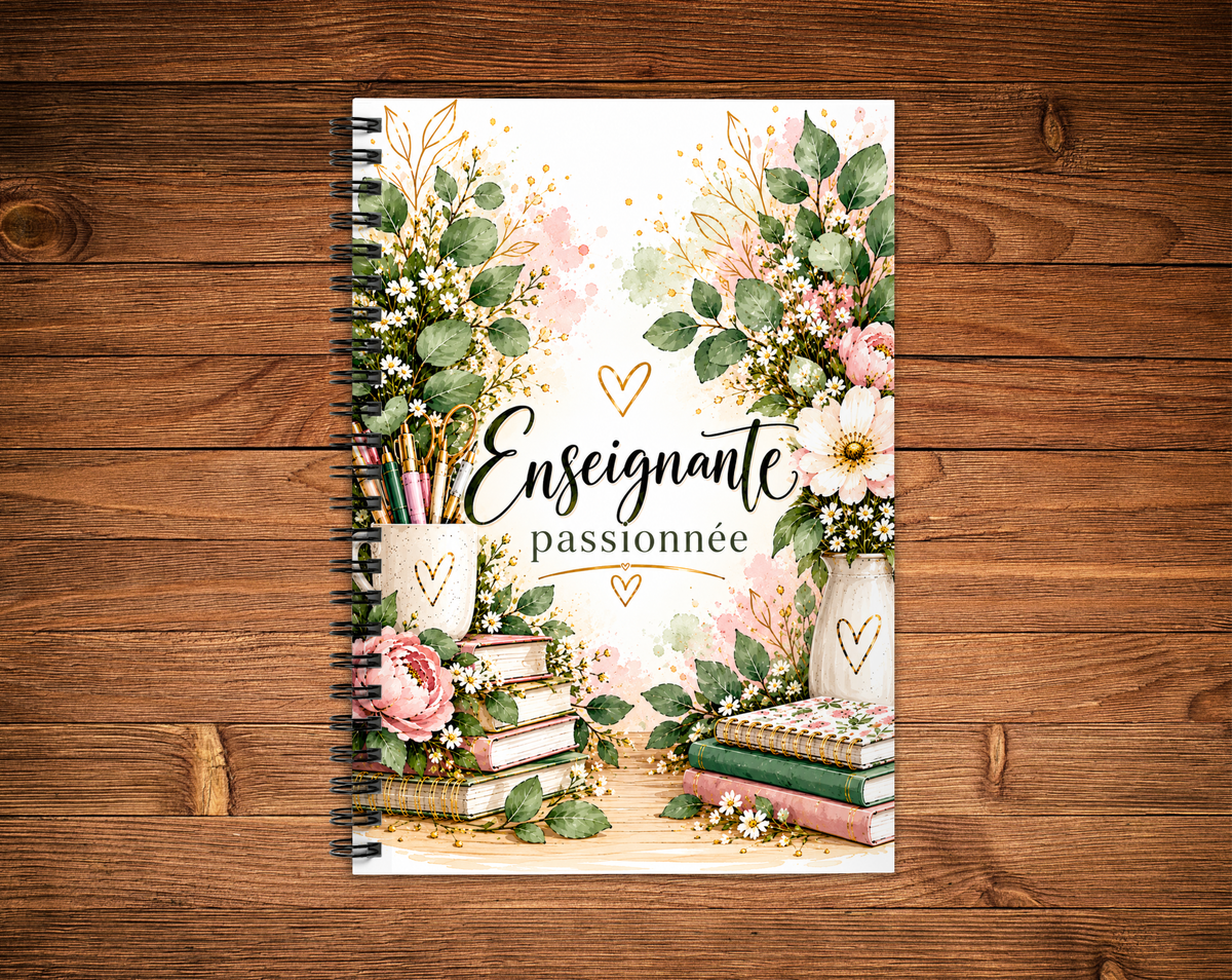Cahier de notes -  Enseignante passionnée