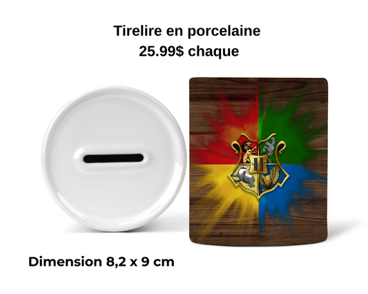 Tirelire - 4 maisons