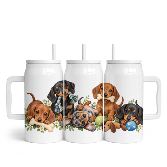 Tasse isotherme 50 oz - Chiens Saucisses