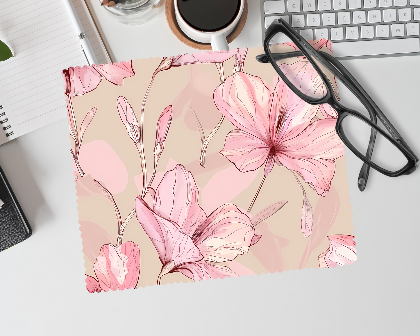 Linge lunette -  fleur