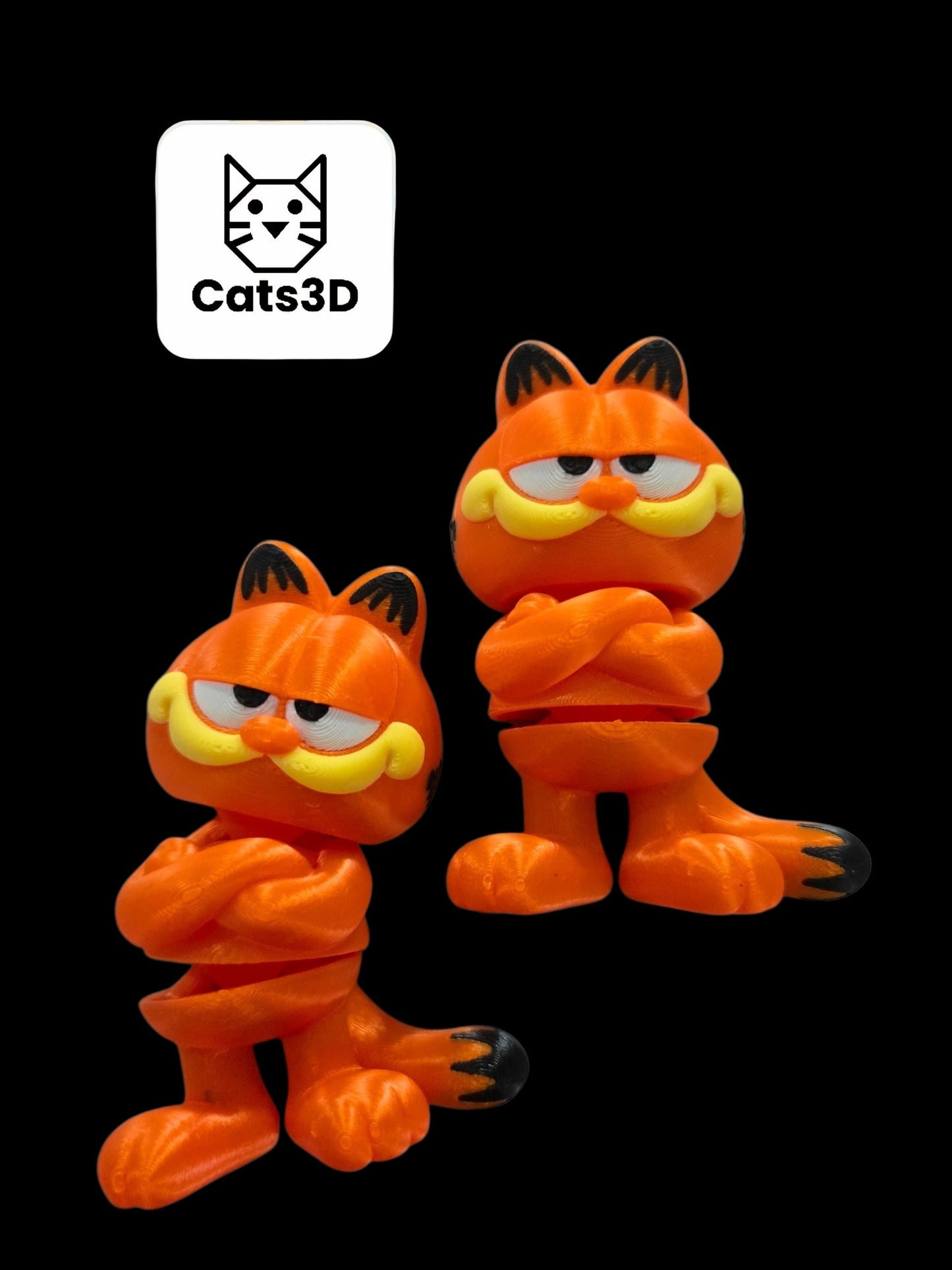 Aimant chat orangé - Par Flexi