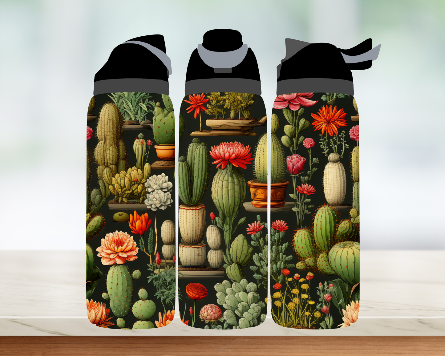 Bouteille style Owala - Cactus