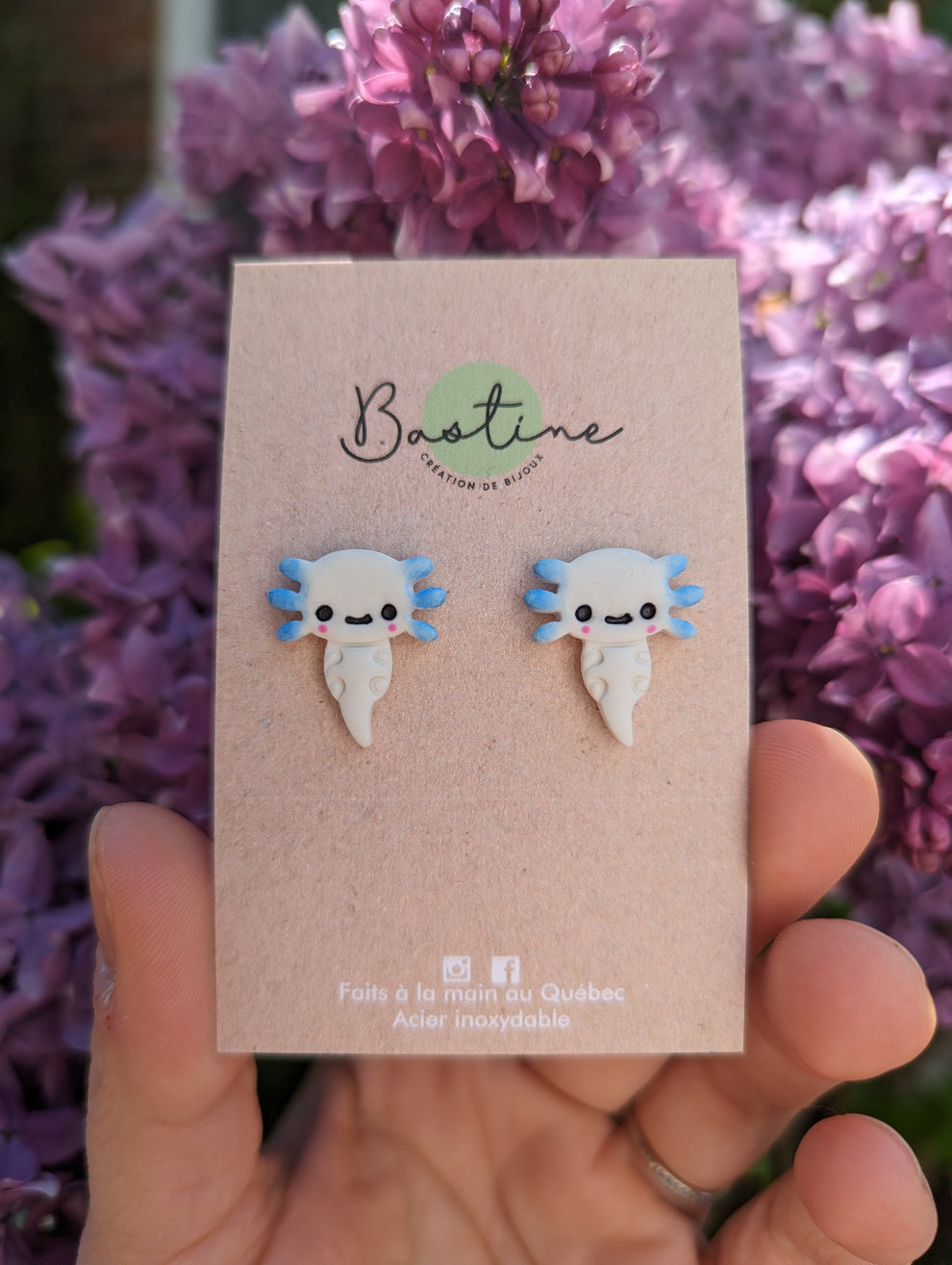 Axolotls - Boucles d'oreilles