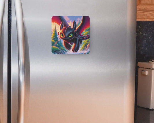 Aimant 3 po x 3 po - Dragon