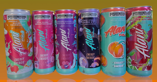 Les meilleurs boissons énergisantes (Alani Nu)