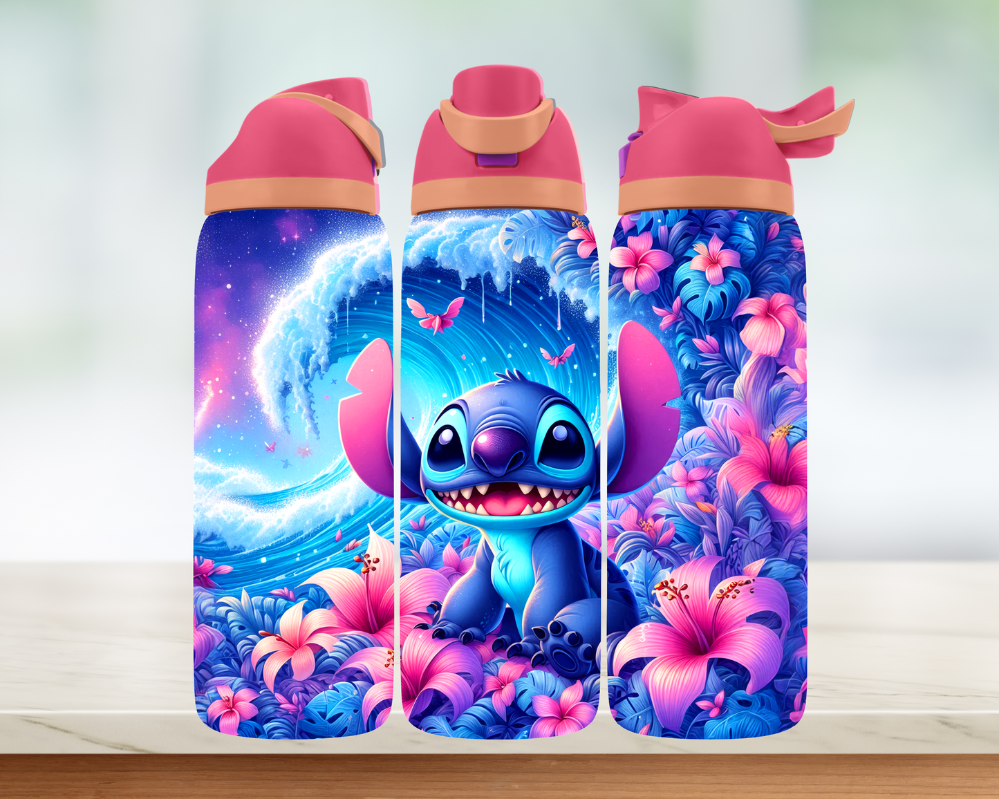 Bouteille style Owala - Alien vague