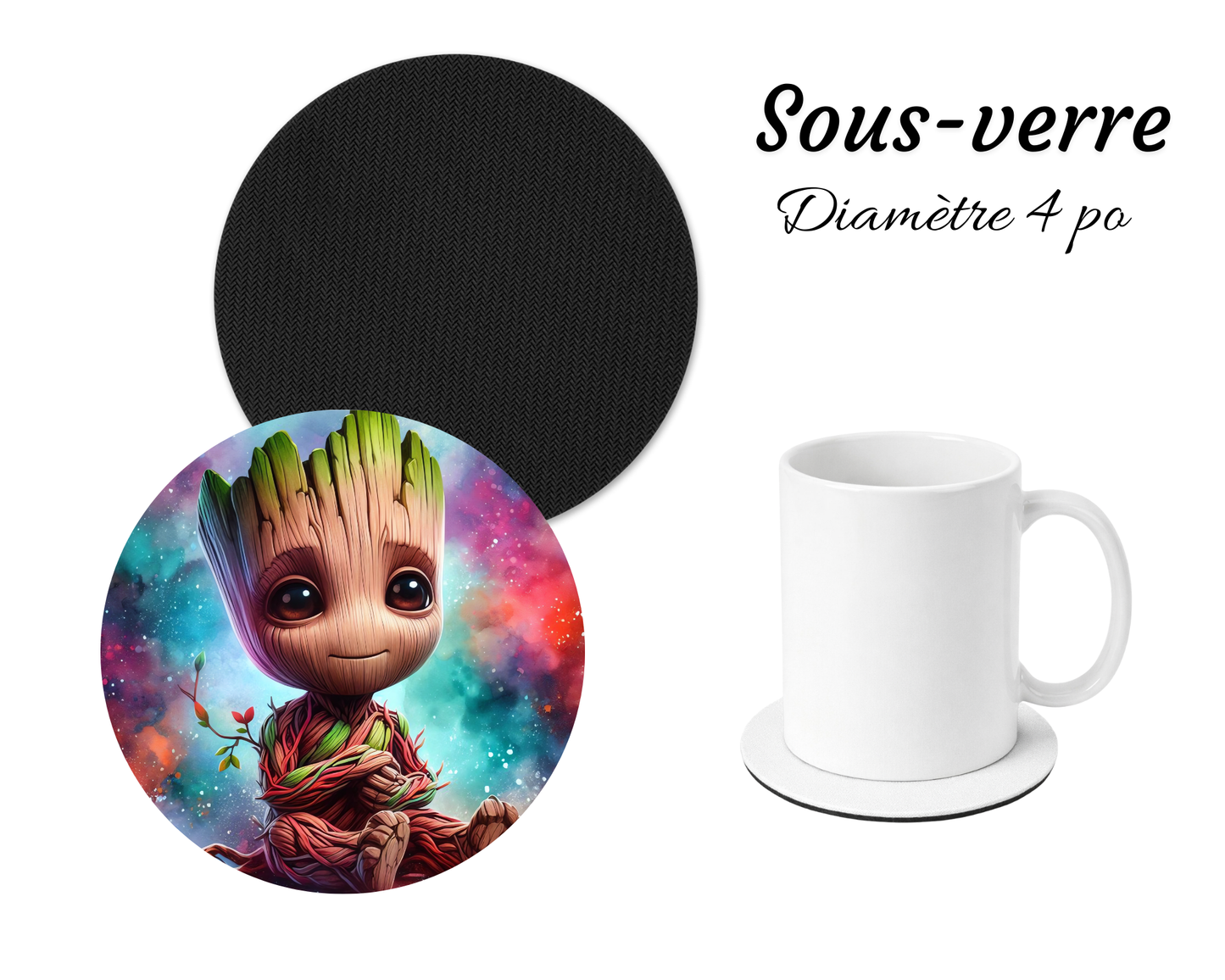 Sous-verre - Homme arbre