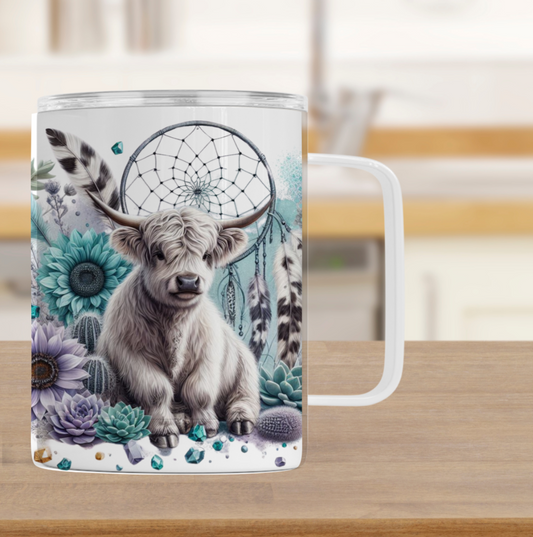 Tasse isotherme - Vache et capteur