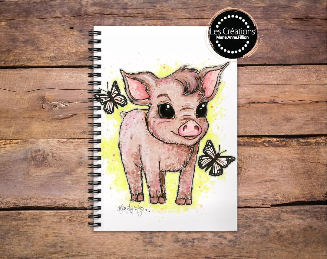 Cahier de note par Marie-Anne Fillions