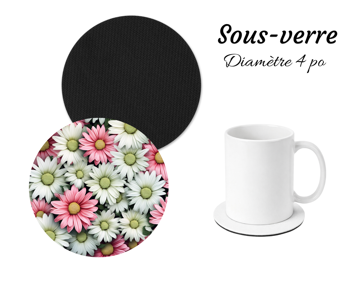 Sous-verre - Douces Fleurs