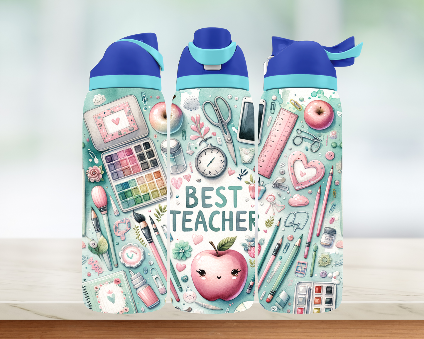 Bouteille style Owala - Best Teacher