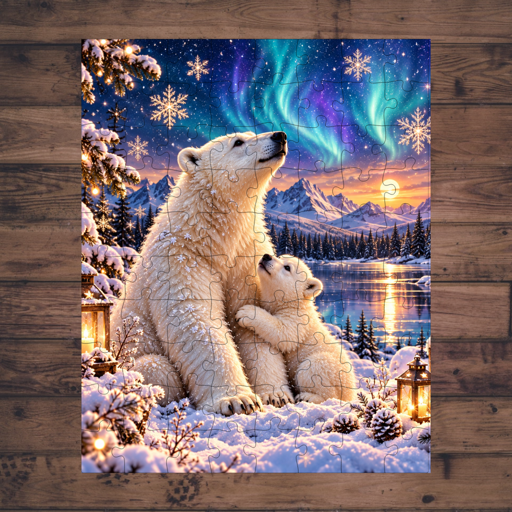 🧩 Casse-tête sublimé - Ours Polaire