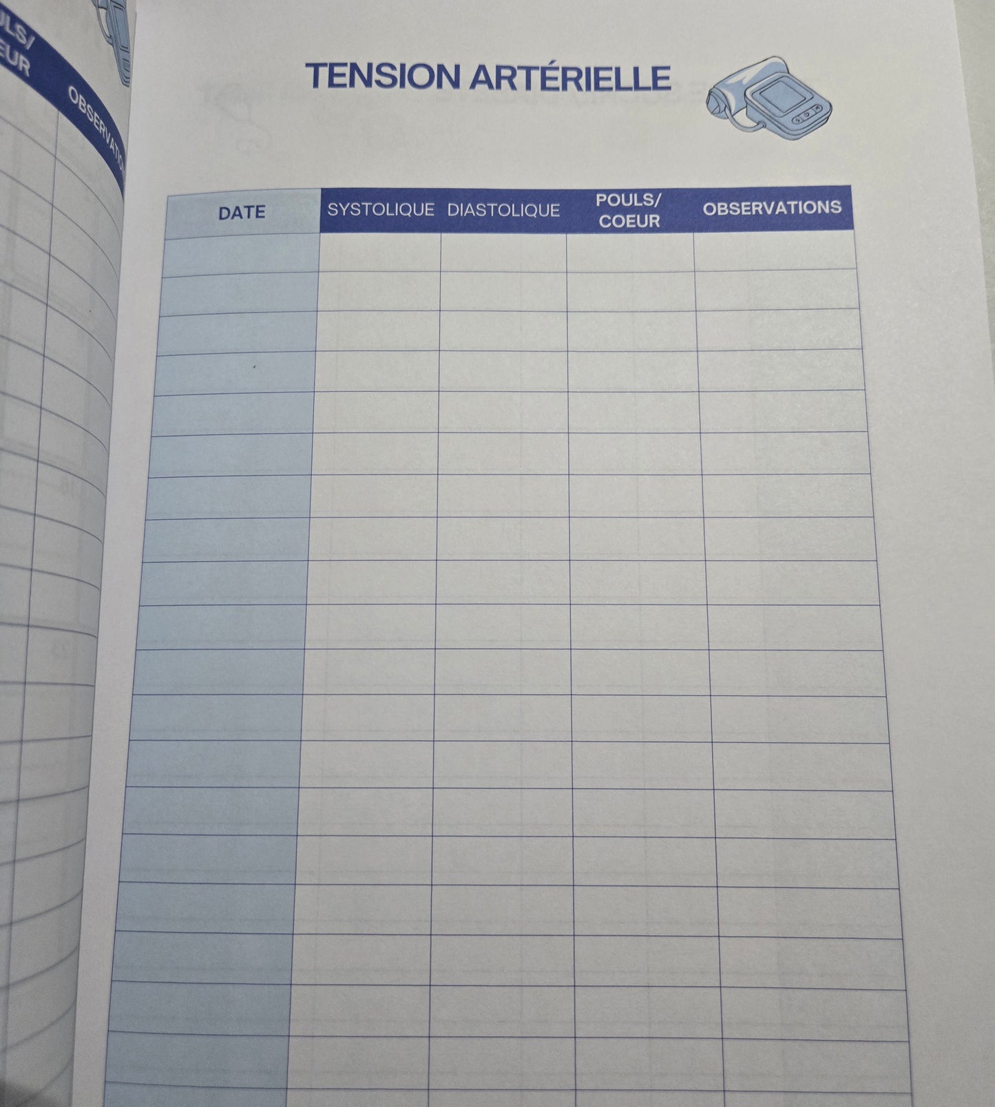 📘 Agenda de rendez-vous médical – Suivi santé complet