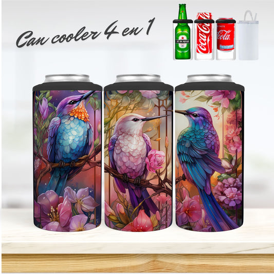 CAN COOLER 4 en 1 - Colibri Vitrail