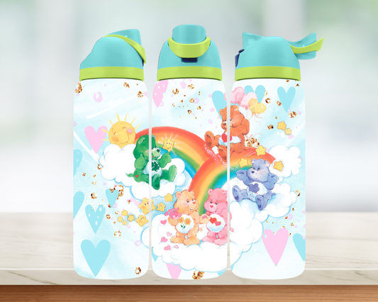 Bouteille style Owala - Ourson coloré