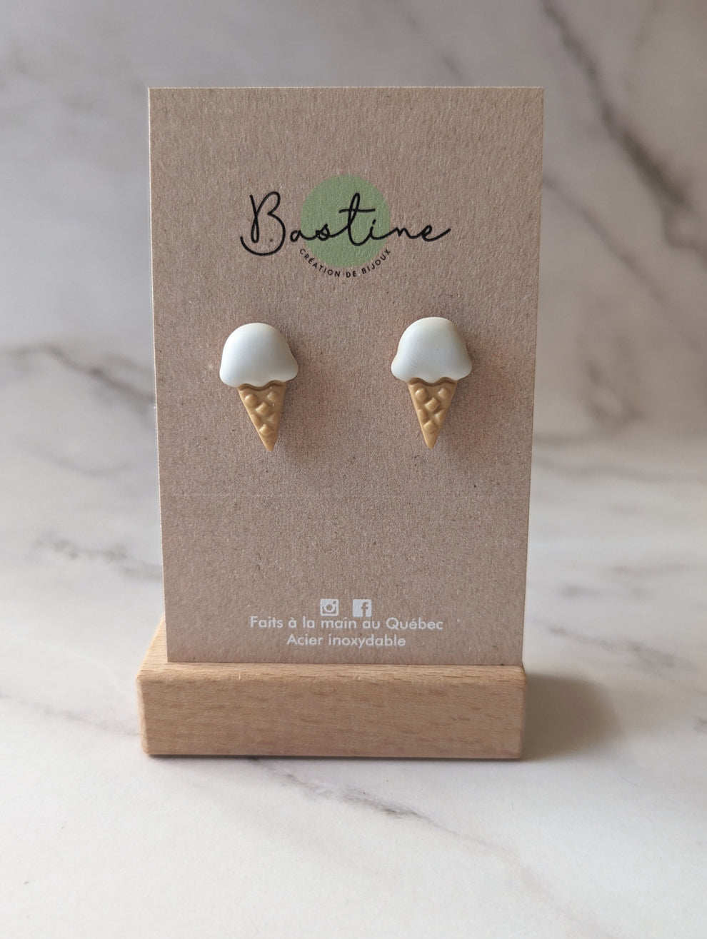 Boucles d'oreilles - Cornet