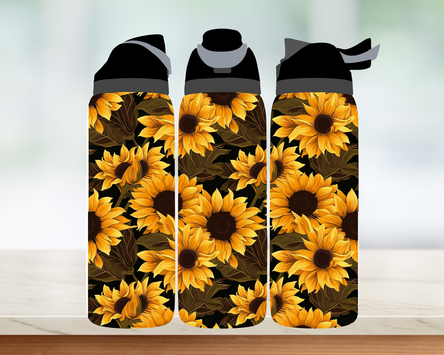 Bouteille style Owala - Tournesol