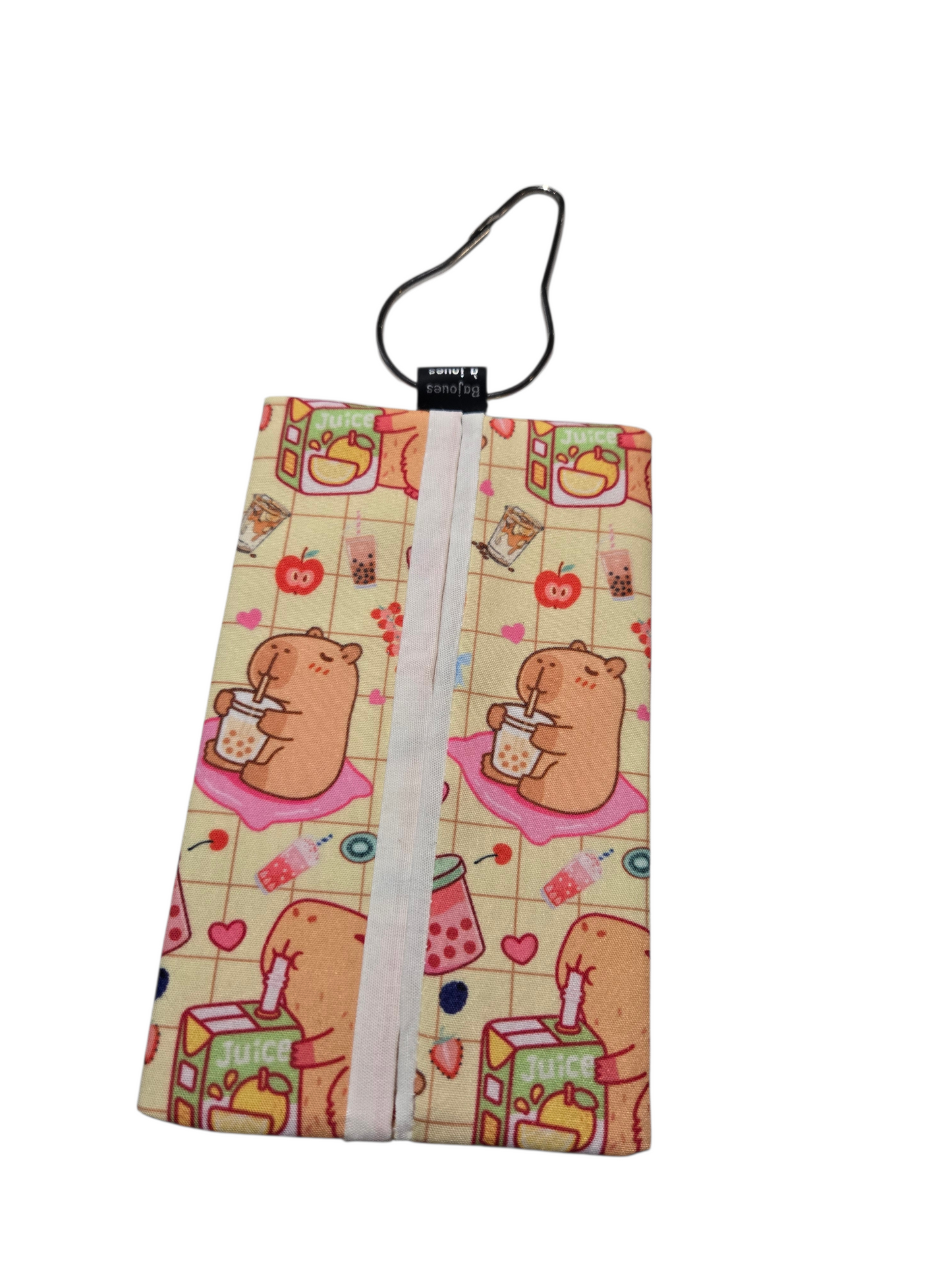 Pochette pour mouchoir avec petit accroche