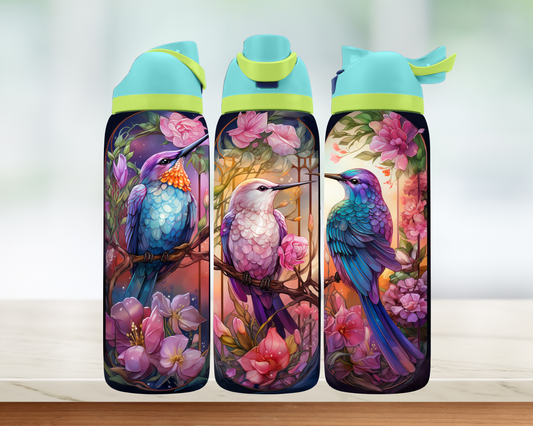 Bouteille style Owala - Oiseau
