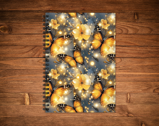Cahier de notes - Papillon Jaune