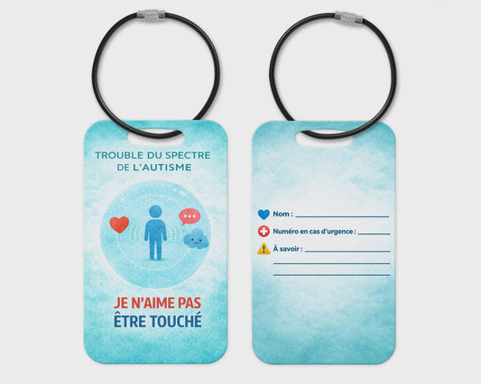 Étiquette d’alerte allergie ⚠️ - Autiste