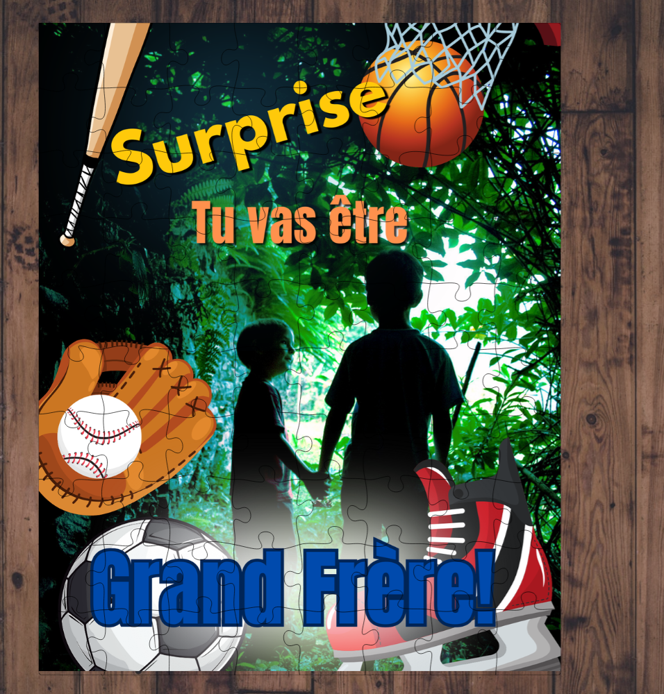 🧩 Casse-tête sublimé - Grand frère