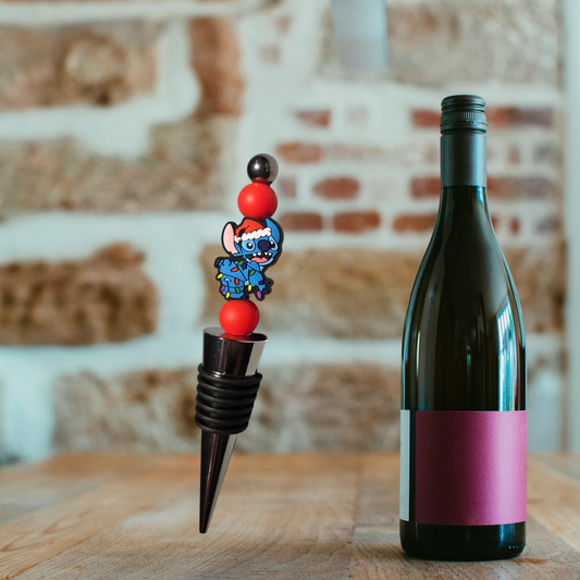 Bouchon de vin - Personnage bleu