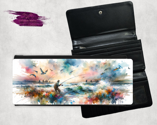 Porte-feuille - pêcheur