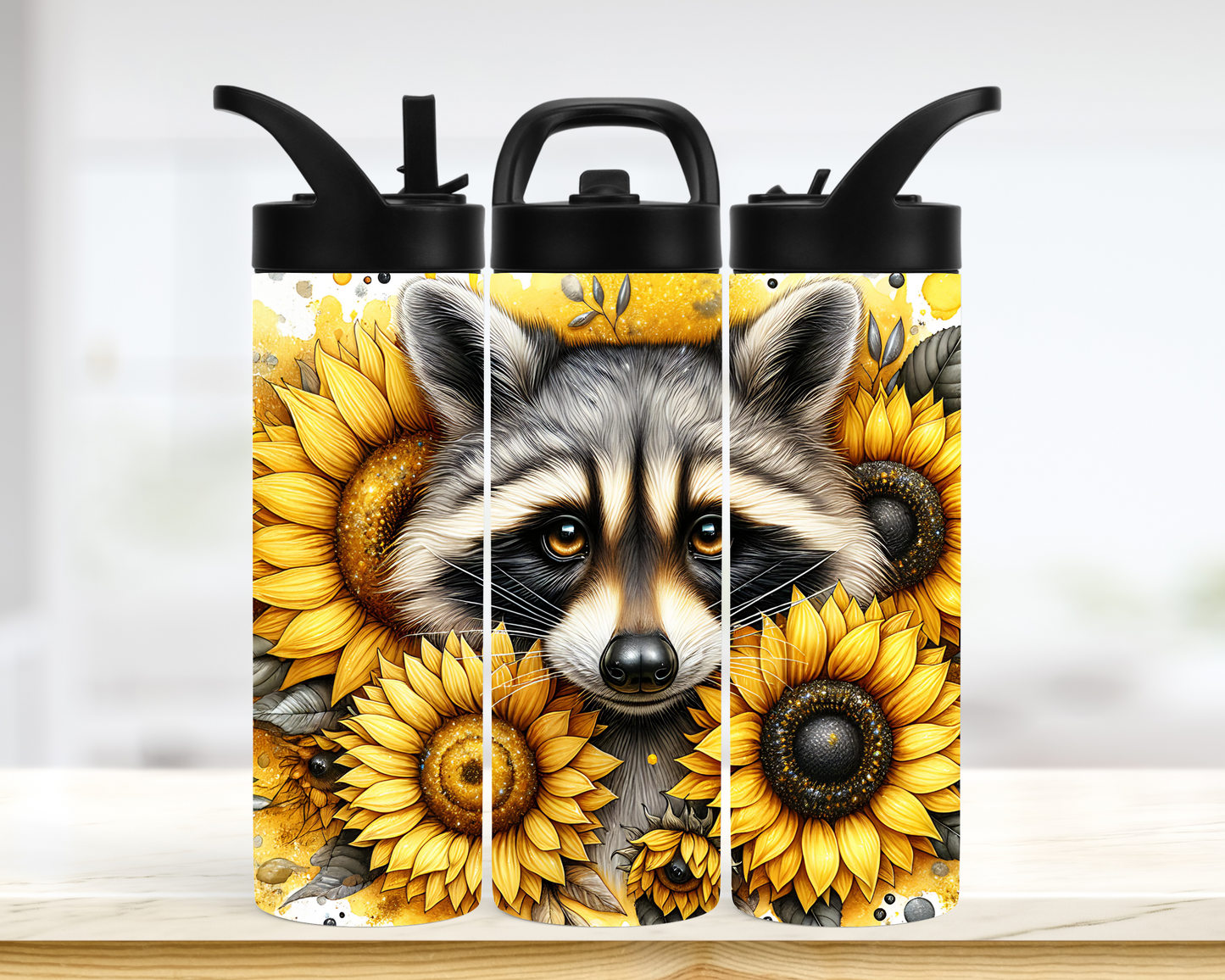 Tumbler - tournesol et raton
