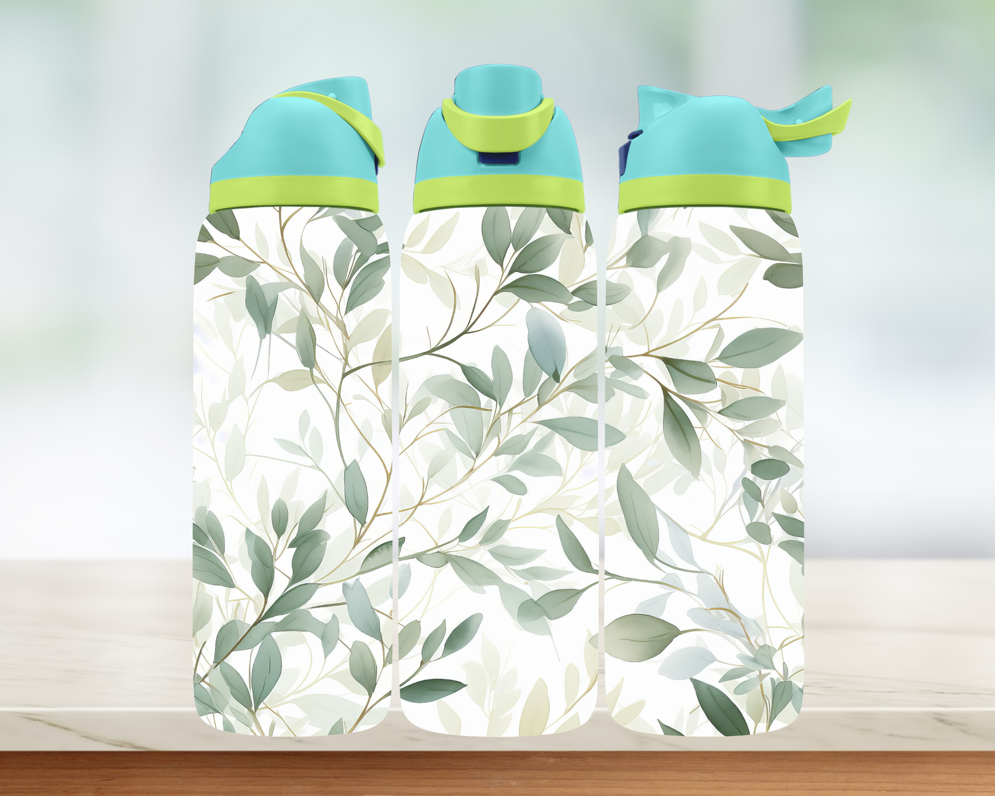 Bouteille style Owala - Eucalyptus