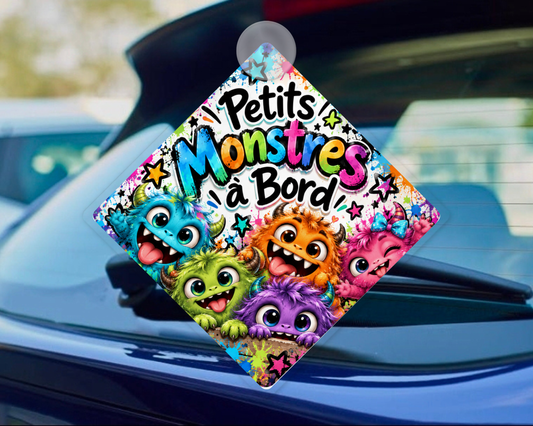 🚗👶 BÉBÉ À BORD – Petits monstres