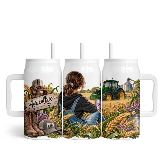 Tasse isotherme 50 oz - Agricultrice v.2