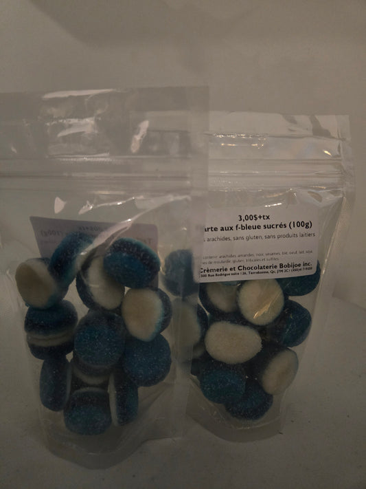 Bonbon - Tarte Framboise bleu