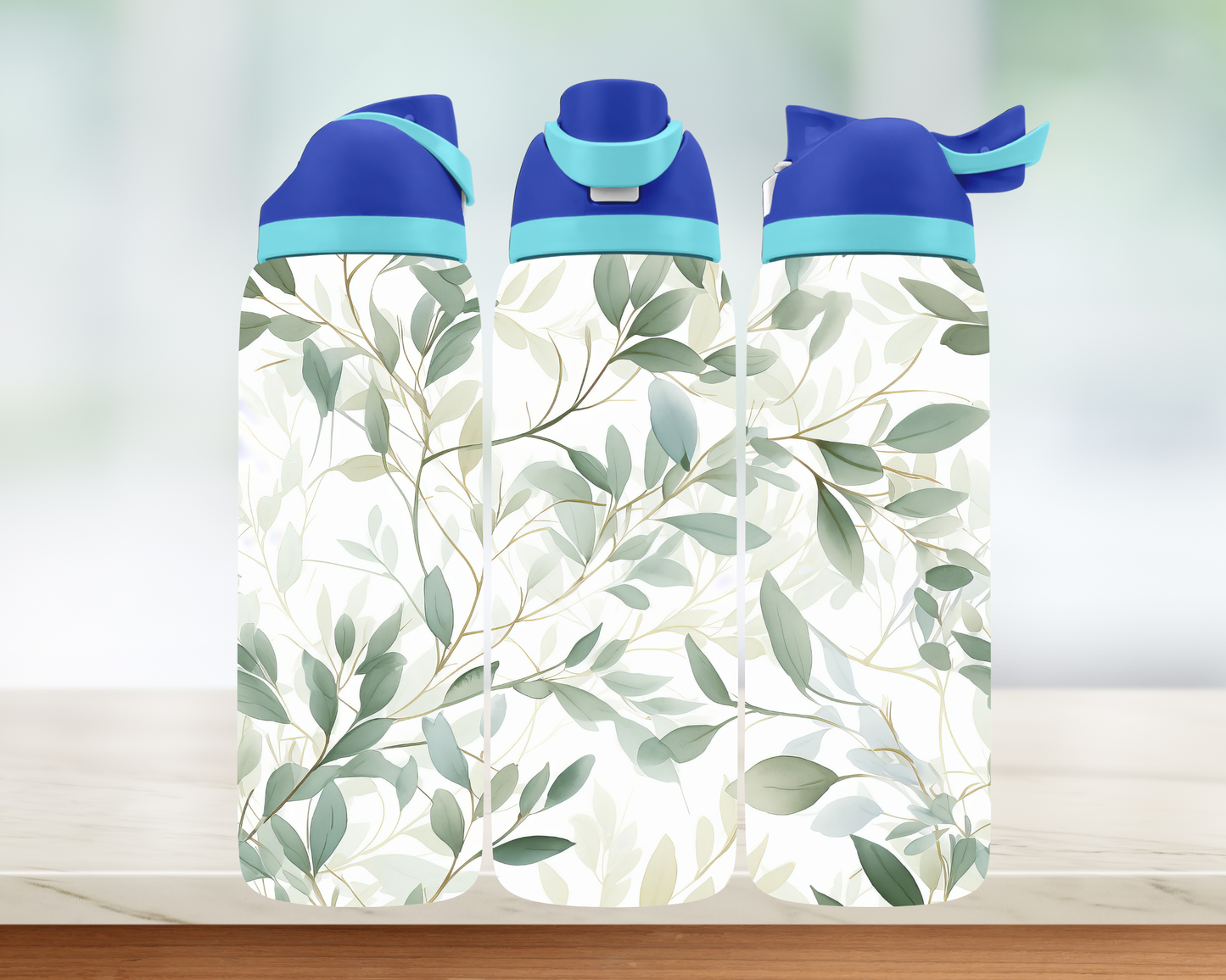 Bouteille style Owala - Eucalyptus