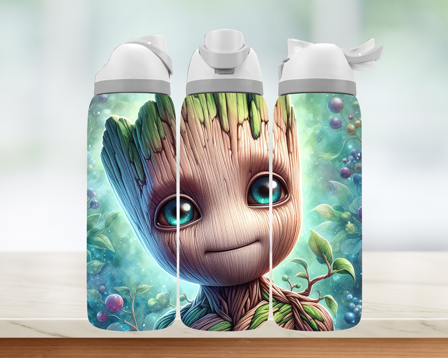 Bouteille style Owala - Homme Arbre