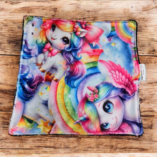 Débarbouillette - Licorne coloré