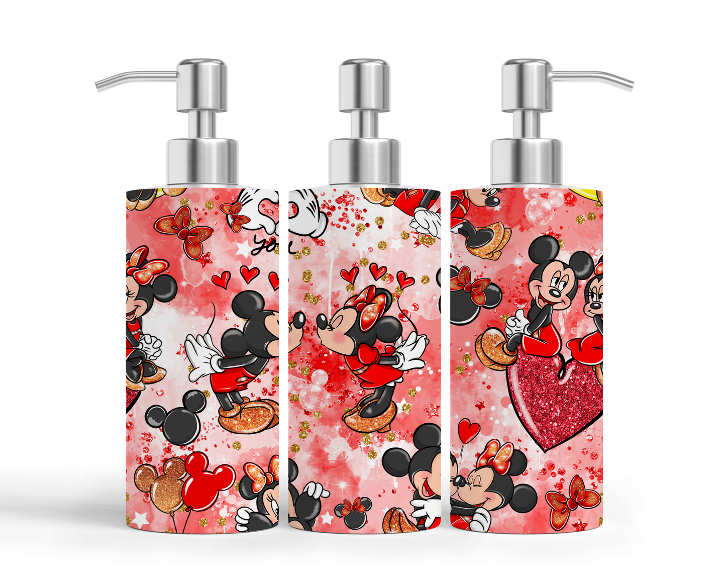 Pompe à savon - Couple de souris